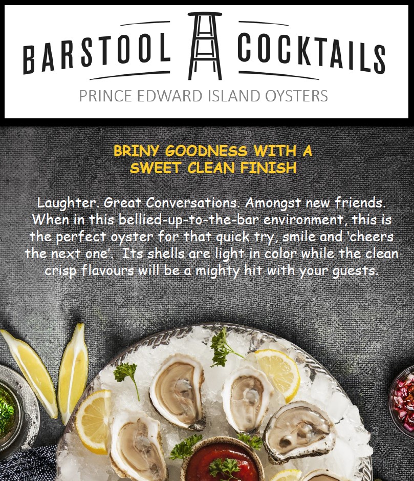 Barstool Oysters